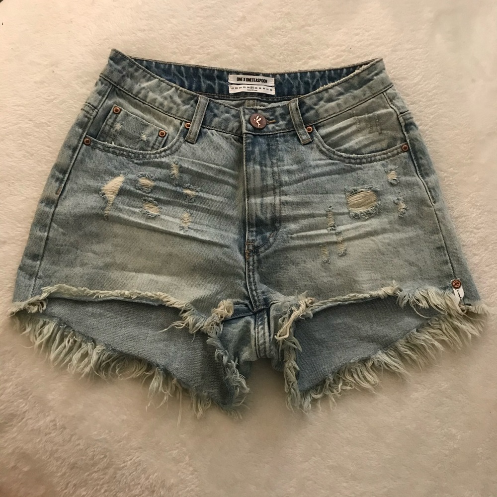 One Teaspoon High Waist Bonita Shorts